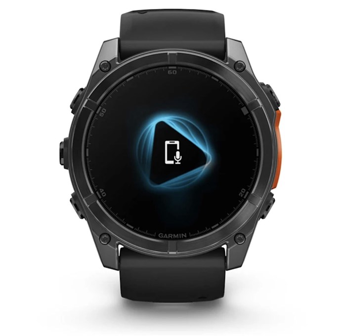 Часы Garmin Fenix 8, 51 мм, AMOLED, Slate Gray with black silicone band (010-02905-00) 7272 - фото 42233