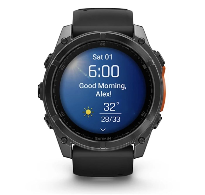 Часы Garmin Fenix 8, 51 мм, AMOLED, Slate Gray with black silicone band (010-02905-00) 7272 - фото 42235
