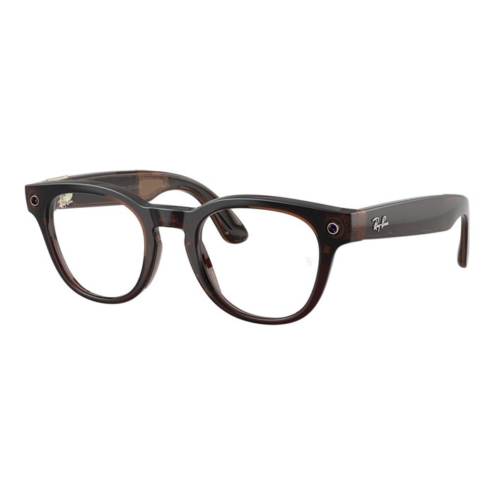 Умные очки Ray Ban Scriber Optics (Gen 2) RW7002 Transp. Umber 150-49 mm (8532 49) 7302 - фото 42472