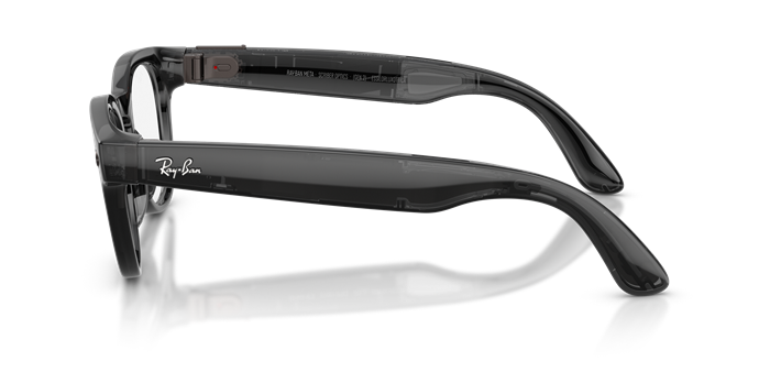 Умные очки Ray Ban Scriber Optics (Gen 2) RW7002 Transp. Black 150-49 mm (8526 49) 7303 - фото 42480
