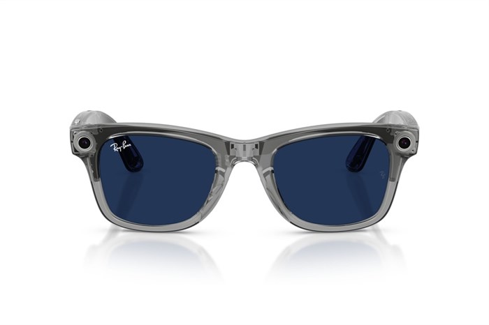 Очки Ray-Ban Wayfarer GEN 2 Shiny Transparent Grey / Transitions Sapphire (L / Size 53) 7329 - фото 42783