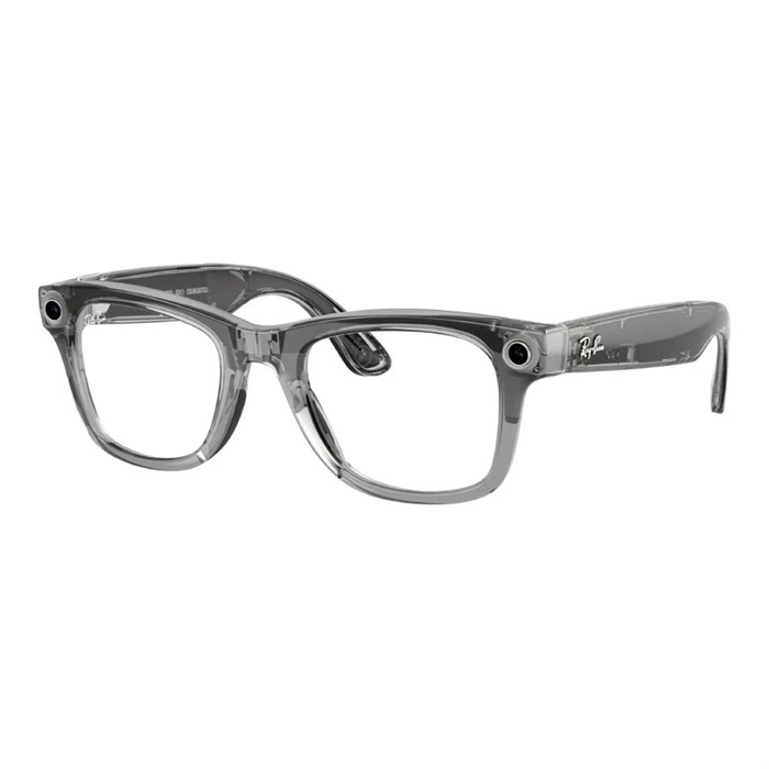 Очки Ray-Ban Wayfarer GEN 2 Shiny Transparent Grey / Transitions Sapphire (L / Size 53) 7329 - фото 42785