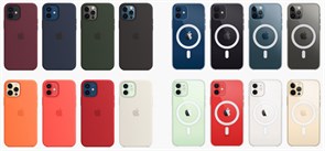 Чехол Silicone Case MagSafe для iPhone разные цвета 5449
