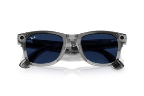 Очки Ray-Ban Wayfarer GEN 2 Shiny Transparent Grey / Transitions Sapphire (L / Size 53) 7329